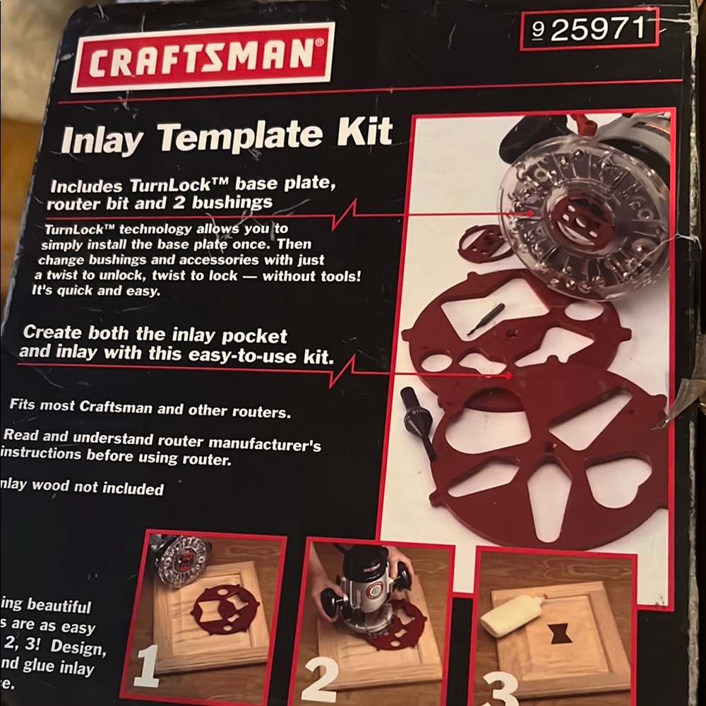 Craftsman Inlay Template Kit - Picture 3 of 9